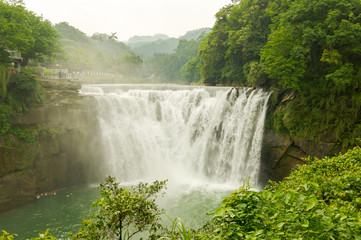 asian waterfall in taiwan