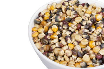 assorted corn beans in a bowl