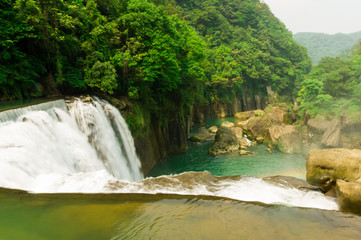 asian waterfall in taiwan