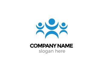 People Team Logo - Social Agency