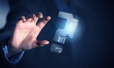 Glass interface icon