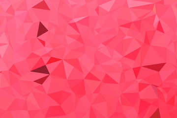 red geometric rumpled triangular low poly origami style gradient