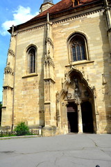 Catholic Church in the center of Cluj-Napoca, Transylvania