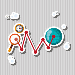 Digital design. Infographic icon. data concept