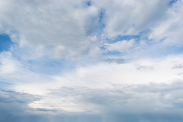 Blue sky and clouds