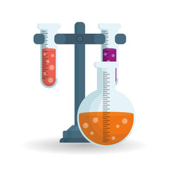 Science design. Research concept. Chemistry illustration