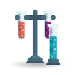 Science design. Research concept. Chemistry illustration