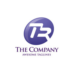 Letter TR Logo Icon Design Template Elements