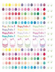 Easter eggas and baskets,happy easter,spring,egg hunt,happy holidays