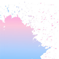 Landscape with mountains and sea. Traditional Japanese ink painting sumi-e. Contains sign - happiness