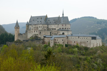 Fototapeta na wymiar Vianden Castle - Luxembourg