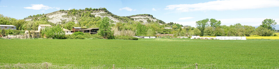 Paisaje agr&iacute;cola con carreteras, provincia de Barcelona