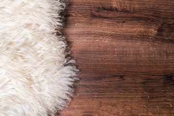 Decorative fur carpet