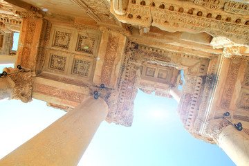 Library of Celsus, ruins of ancient city Ephesus, Turkey