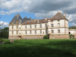Fototapeta na wymiar Bourgogne - Saône-et-Loire - Château de Cormatin - Façade Nord