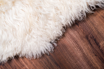 Decorative fur carpet