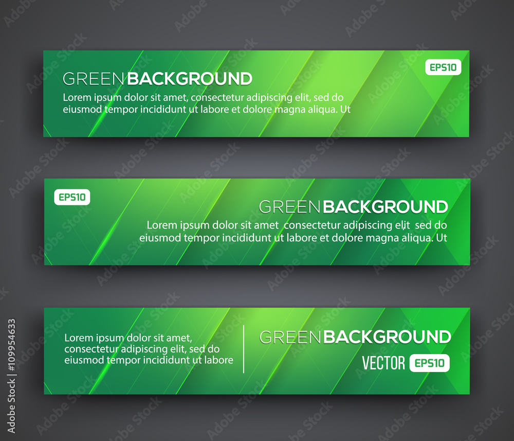 Wall mural abstract banners. vector eps10 backgrounds.