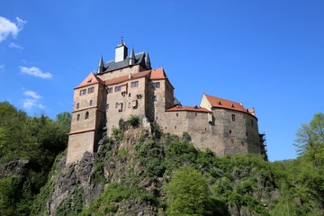 Fototapeta na wymiar Burg Kriebstein 4