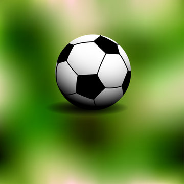 soccer ball on the field