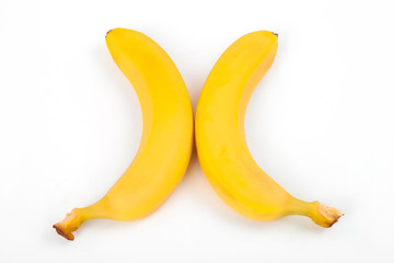 bananas isolated on white background