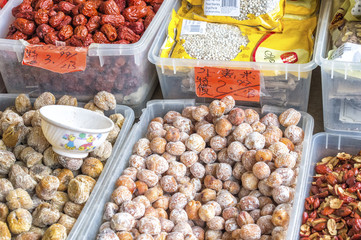 city streets of Toronto Chinese market