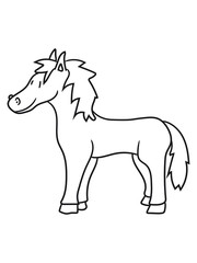 child foal sweet cute little comic cartoon pony pferdchen