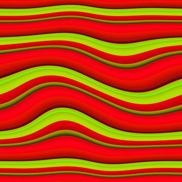 Coloured Bacground with Curved Stripes