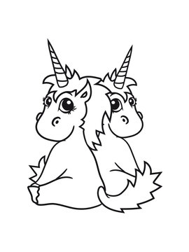 unicorns unicorn couple couple love love 2 cute cute dancing pony horse pferdchen kawaii child girl baby foal