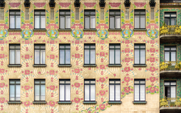 Majolikahaus von Otto Wagner