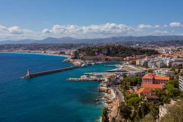 Fototapeta na wymiar View of Nice (France) 