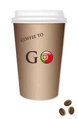 Fußball Kaffeebecher - Portugal