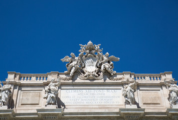 Fototapeta na wymiar Fontana di Trevi in Rome, Italy