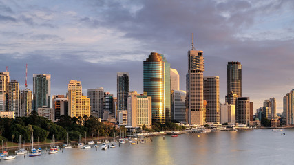Australia Landscape : City of Brisbane - obrazy, fototapety, plakaty