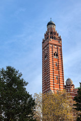 Obraz premium LONDON, UK - NOVEMBER 6 : The tower at Westminster Cathedral in