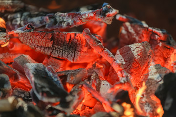 black burned charcoal bbq grid fire natural