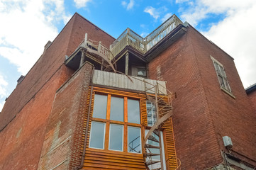 Old House in Montreal downtown