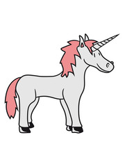 unicorn unicorn foal child sweet cute little comic cartoon pony pferdchen