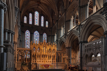 An altar at Ely Cathedral