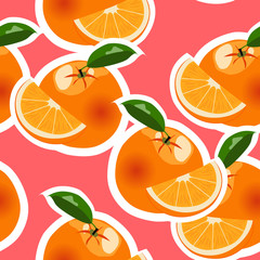 Vector orange pattern