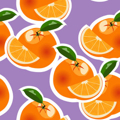 Vector orange pattern