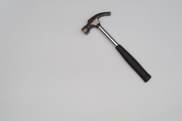 small claw hammer with metal handle