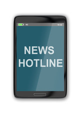 News Hotline concept