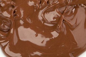 melted creamy chocolate