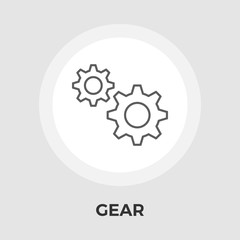 Gear Flat Icon