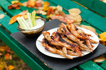 grilled chicken wings