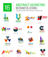 Abstract business icons