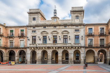 View at the Town Hall of Avila