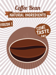 Coffee bean poster