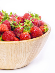 strawberry on white background