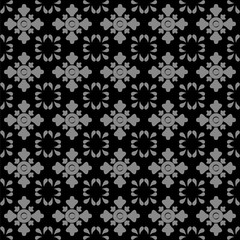 Elegant antique silver and black background 354_elegant cross flower
